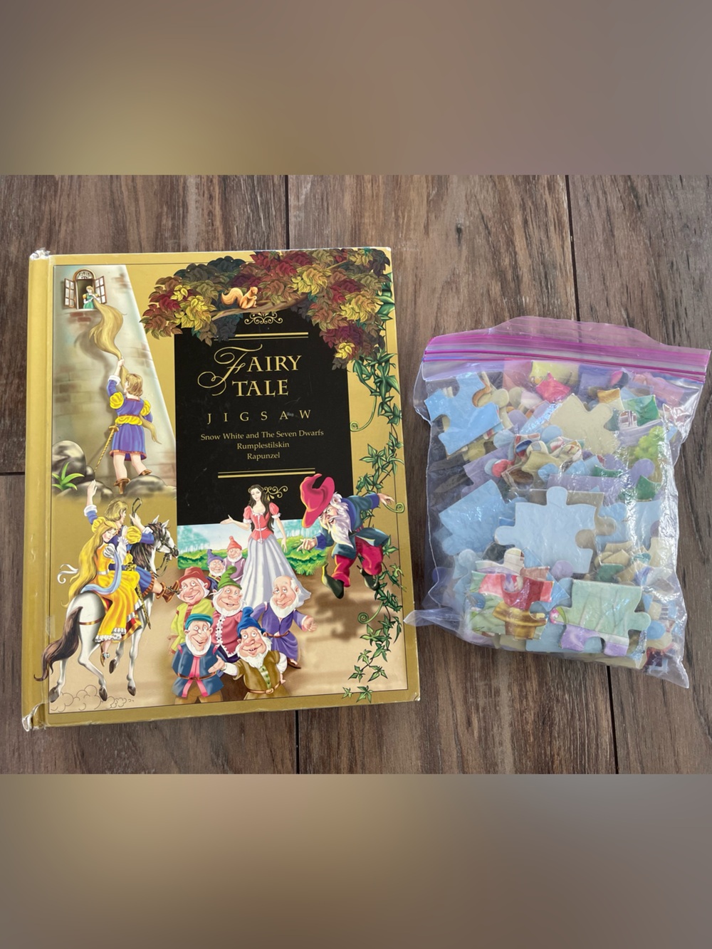 Fairy Tale Jigsaw hardcover story and puzzle book published by Innovage in 2004
